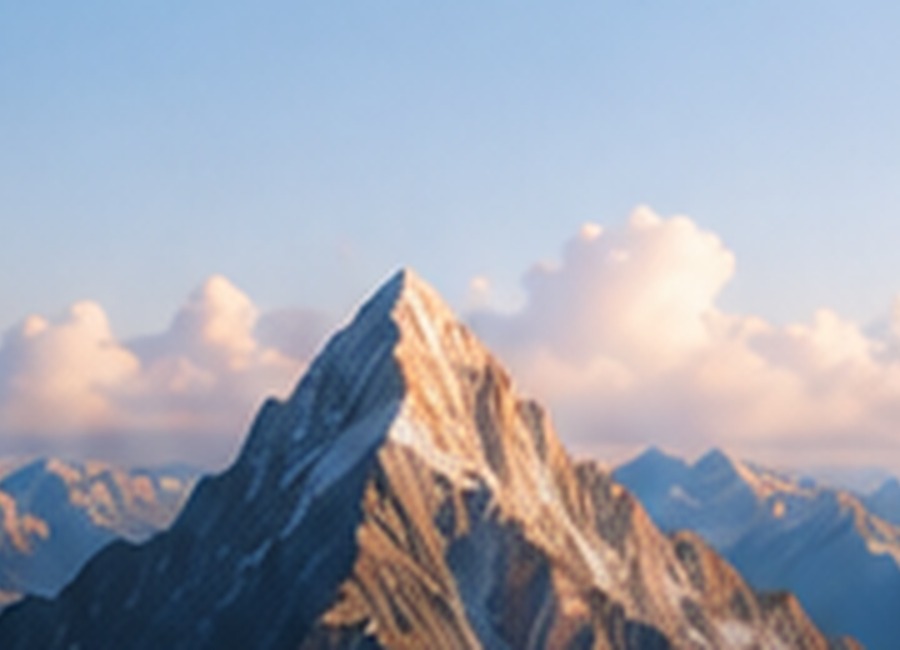 Mountain landscape representing research and exploration